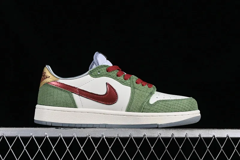 All categories Air Jordan Jordan series basketball shoes Air Jordan 1 Low Z version Air Jordan 1 Low CNY "Year of the Drago" AJ1 Joe 1 Year of the Dragon Limited Qinglong low-top cultural casual sneakers FN3727-100